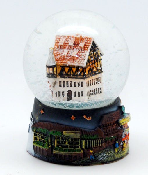 Souvenirschneekugel Weihnachtspostamt - Schneekugelhaus