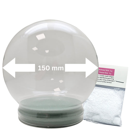 150mm-Glas für DIY-Schneekugel