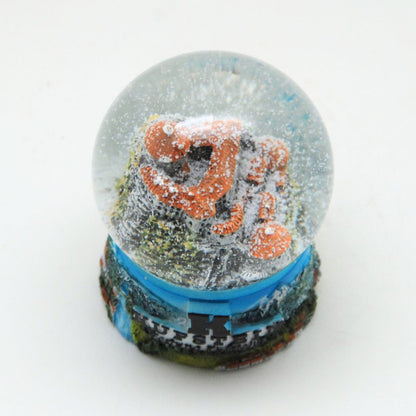 Souvenir Schneekugel Kufstein mit Festung Kufstein und Kufsteiner Land - Schneekugelhaus