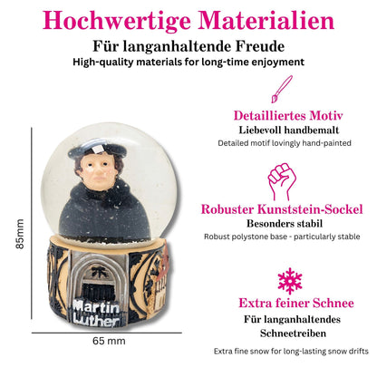Souvenir Schneekugel Martin Luther - Schneekugelhaus