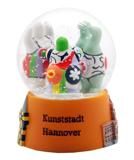 Souvenirschneekugel Hannover Nanas - Schneekugelhaus